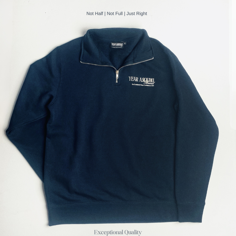 Wear Confidence 3/4 Zip Crew