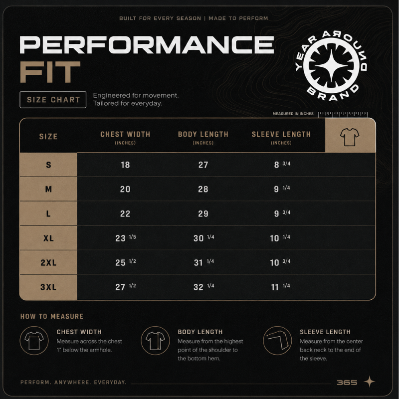 YEAR AROUND Club Performance Tee