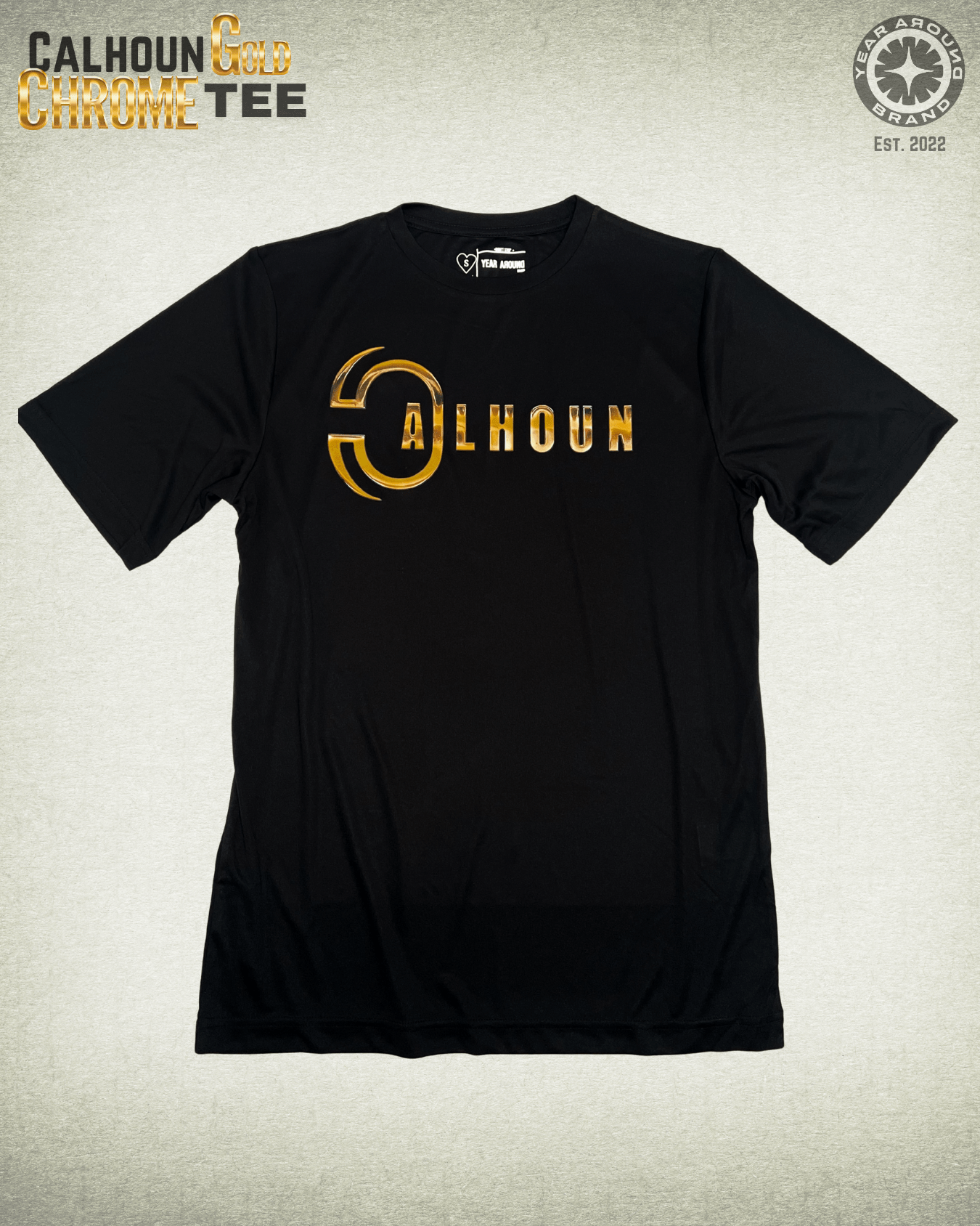 Calhoun Gold Chrome Tee