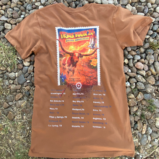 Tejas Tour '26 Route Tee