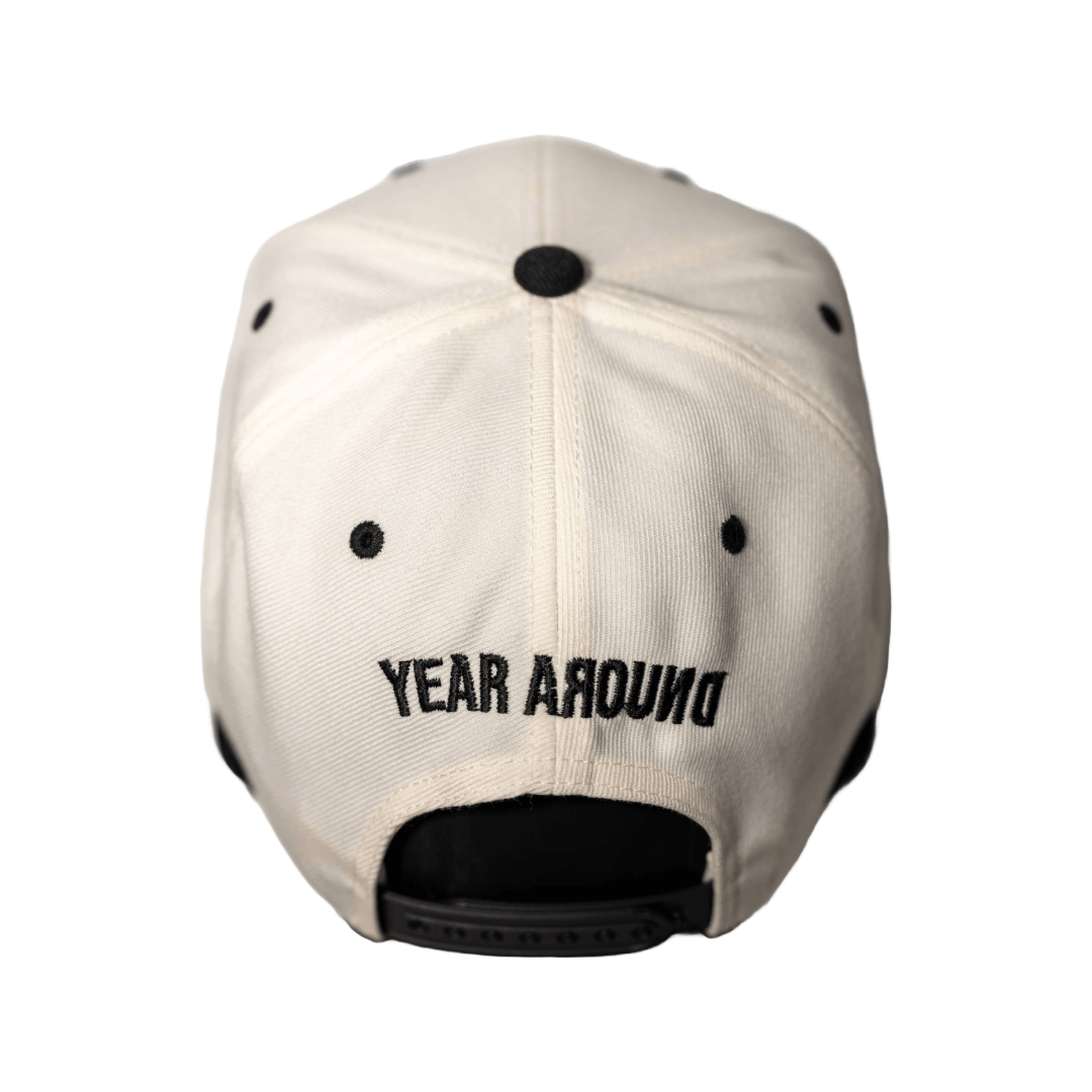 Cream/Black Classic Snap Back