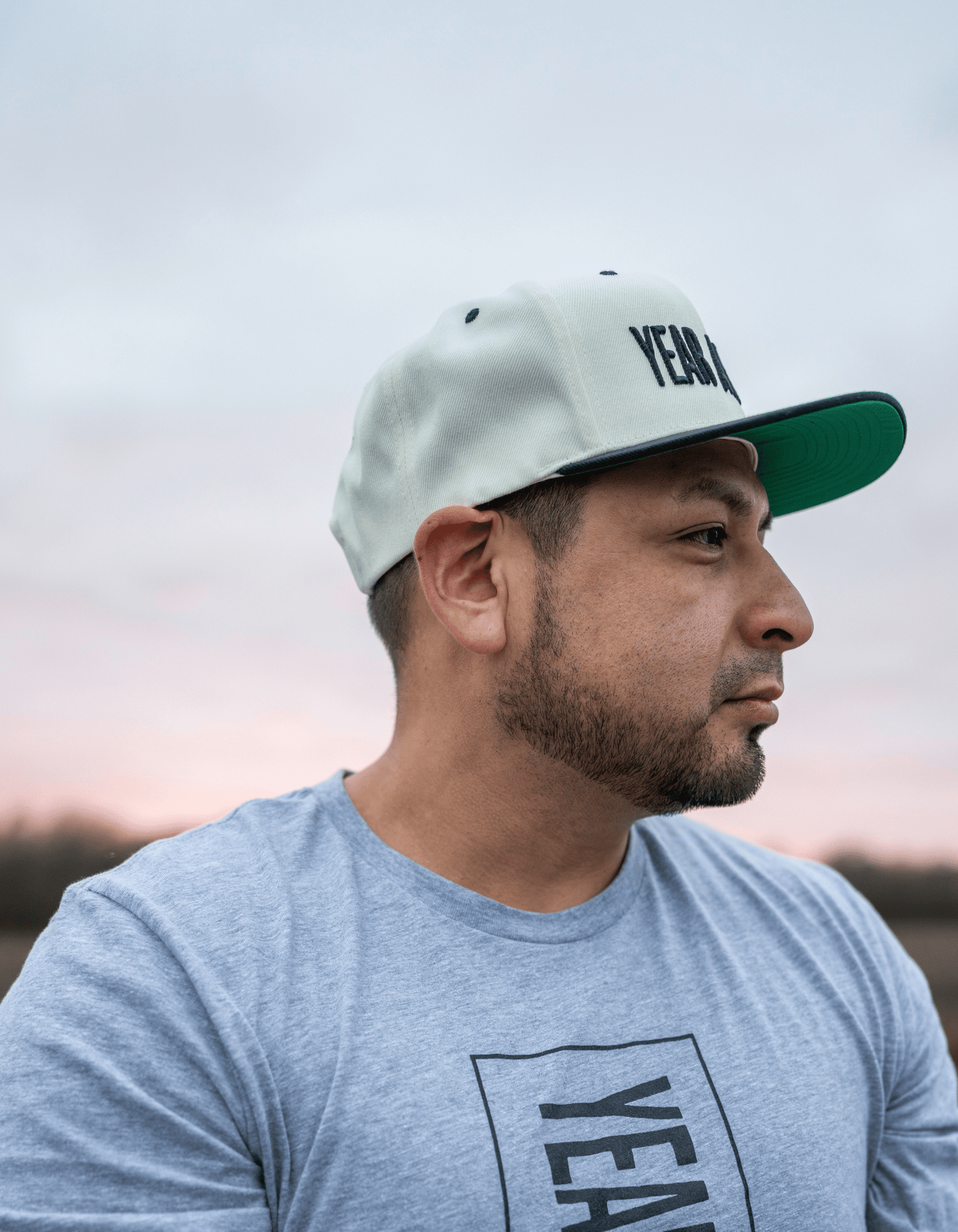 Cream/Black Classic Snap Back