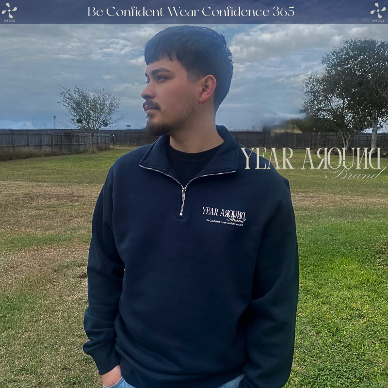 Wear Confidence 3/4 Zip Crew