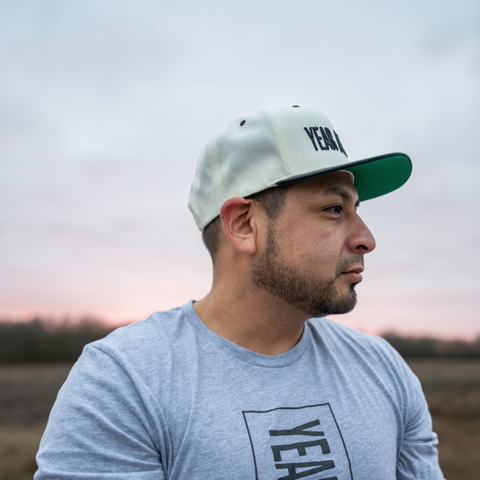 Cream/Black Classic Snap Back