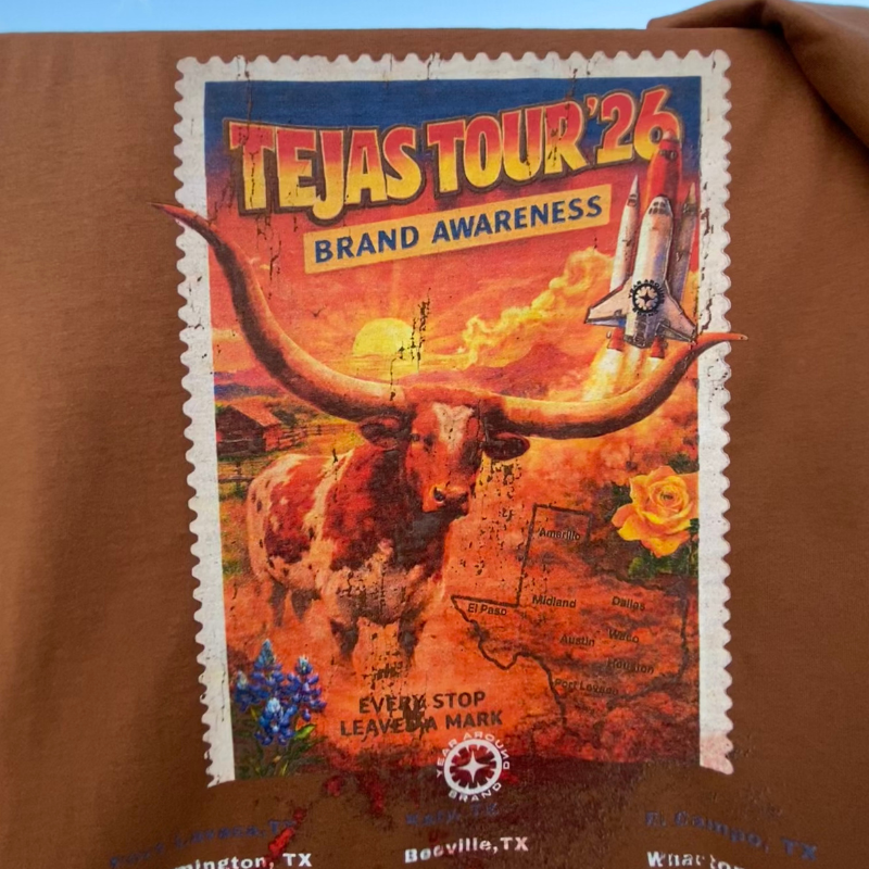 Tejas Tour '26 Route Tee