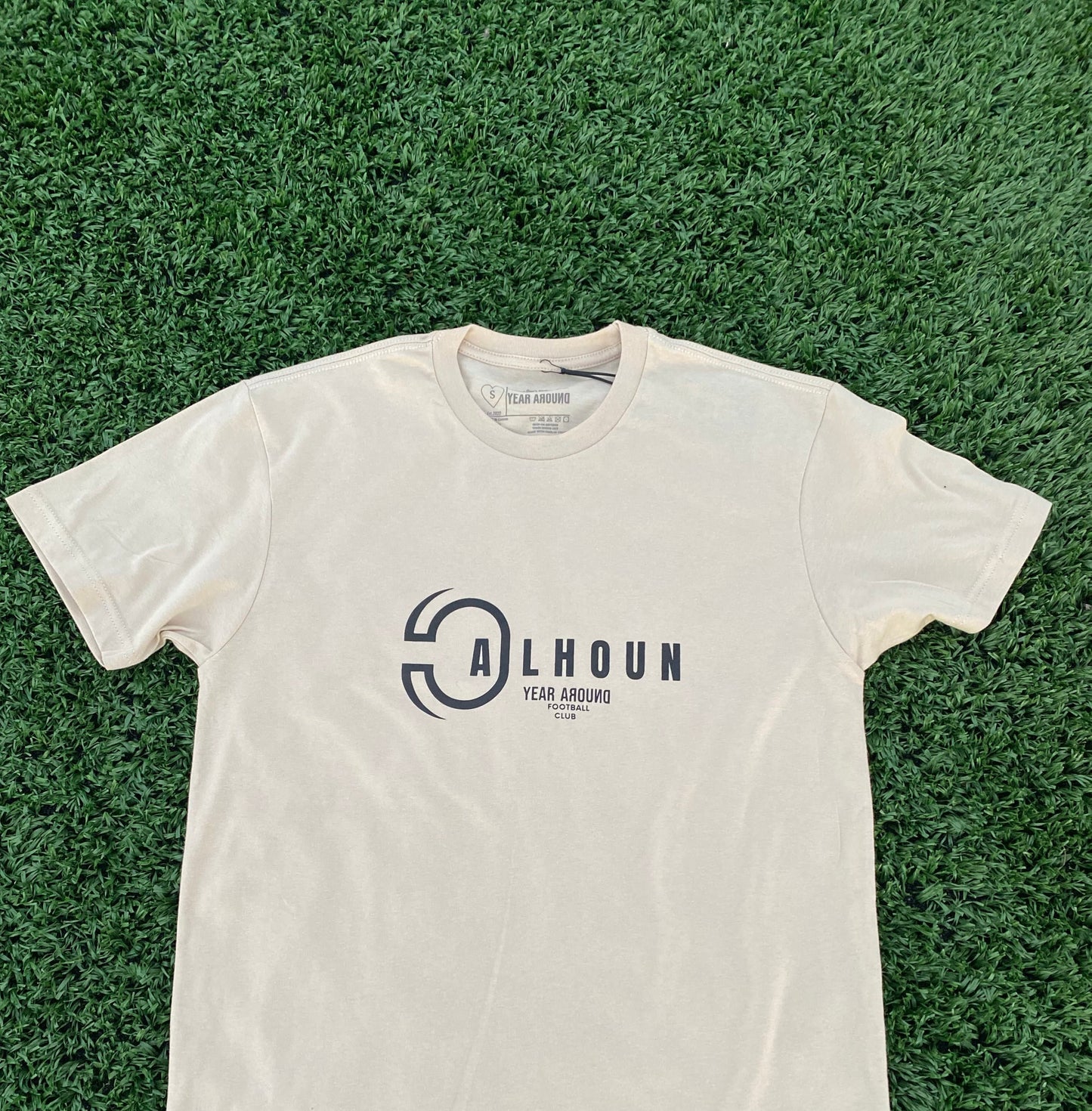 FOOTBALL CLUB TEE- Tan